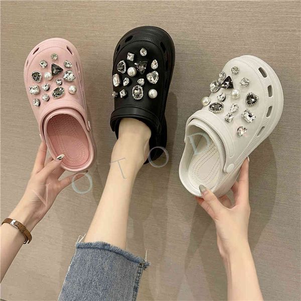 75% off outlet online new summer women beach slippers woman platform garden sandals lady hole shoes female diamond slides girl clogs flip fl, Black
75% off outlet online new summer women beach slippers woman platform garden sandals lady hole shoes female diamond slides girl clogs flip fl, Black