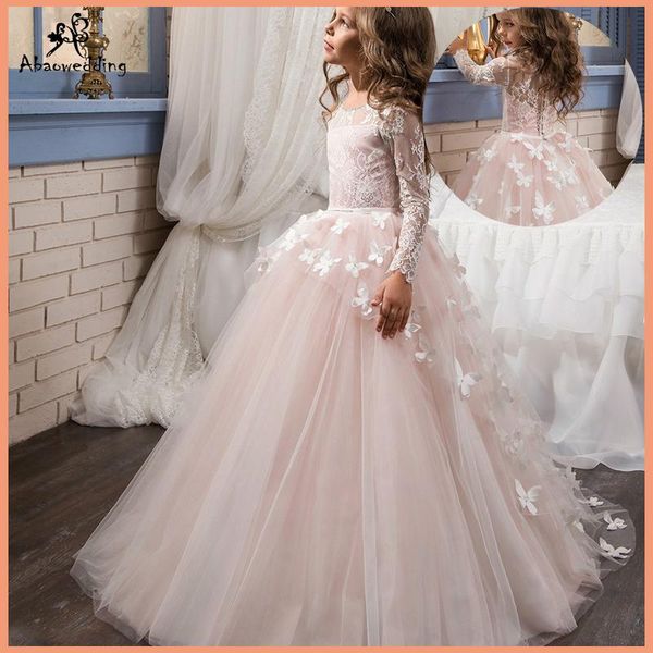 girl's dresses fancy flower baby girl dress child long sleeves butterfly pink mesh ball gowns kids holy communion 1-14 years, Red;yellow
girl's dresses fancy flower baby girl dress child long sleeves butterfly pink mesh ball gowns kids holy communion 1-14 years, Red;yellow