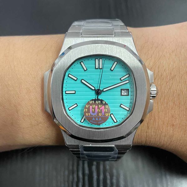 nautilus 5711 u1 factory luxury brand watches 40mm 2813 movement transparent mechanical baby blue 170th anniversary automatic mens watch men, Slivery;brown
nautilus 5711 u1 factory luxury brand watches 40mm 2813 movement transparent mechanical baby blue 170th anniversary automatic mens watch men, Slivery;brown