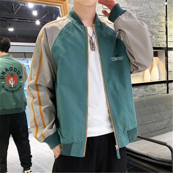 mens casual jackets baseball uniform fashion korean version long sleeve zipper outerwear designer male autumn loose stand-up collar coats, Black;brown
mens casual jackets baseball uniform fashion korean version long sleeve zipper outerwear designer male autumn loose stand-up collar coats, Black;brown
