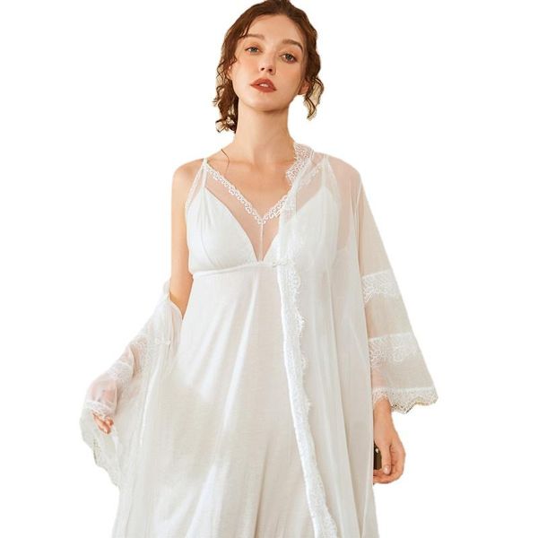 women's sleepwear spring and autumn suspender nightdress suit long-sleeved lace nightgown two-piece home service, Black;red
women's sleepwear spring and autumn suspender nightdress suit long-sleeved lace nightgown two-piece home service, Black;red