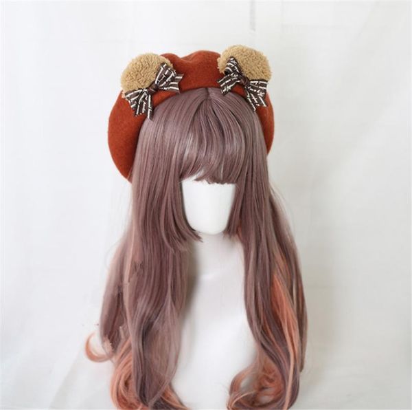 girl cute bear ear bow warm autumn winter sweet painter hat lolita berets wool blend cap other event & party supplies
girl cute bear ear bow warm autumn winter sweet painter hat lolita berets wool blend cap other event & party supplies