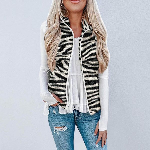 women's jackets women winter fashion pocket zipper print color jacket casual plush sleeveless lapel vest loose coat outwear, Black;brown
women's jackets women winter fashion pocket zipper print color jacket casual plush sleeveless lapel vest loose coat outwear, Black;brown