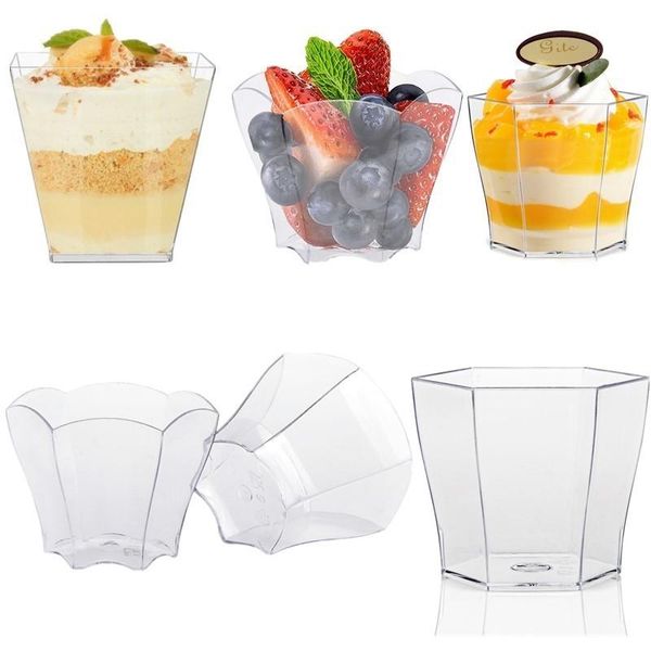disposable cups & straws mini square dessert cup party clear container for jelly pudding cake mousses plastic appetizers bowls tableware
disposable cups & straws mini square dessert cup party clear container for jelly pudding cake mousses plastic appetizers bowls tableware