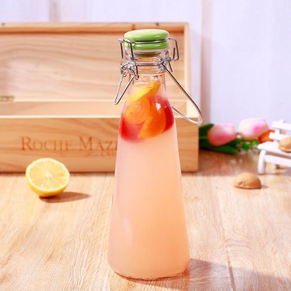 storage bottles & jars creative sealed snap bottle glass fruit drink soy milk yogurt fresh-keeping portable
storage bottles & jars creative sealed snap bottle glass fruit drink soy milk yogurt fresh-keeping portable
