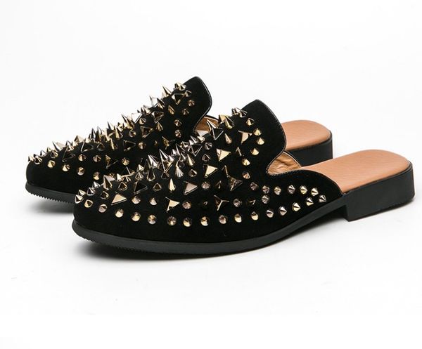 men's leather sandals fashion casual shoes male retro design light slip-on stylish zapatos de hombre shoe, Black
men's leather sandals fashion casual shoes male retro design light slip-on stylish zapatos de hombre shoe, Black