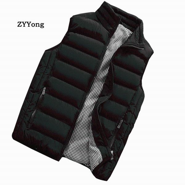men's vests 2021 brand clothing vest jacket mens autumn winter thicken warm sleeveless casual waistcoat blue black plus size veste homm, Black;white
men's vests 2021 brand clothing vest jacket mens autumn winter thicken warm sleeveless casual waistcoat blue black plus size veste homm, Black;white