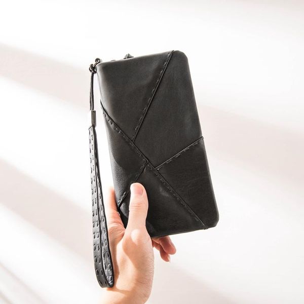wallets handmade leather long wallet men multi-card clutch bag large-capacity zipper purse mobile phone header layer, Red;black
wallets handmade leather long wallet men multi-card clutch bag large-capacity zipper purse mobile phone header layer, Red;black