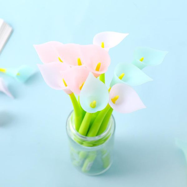 gel pens soft plastic calla lily black neutral pen for office use 0.5mm student home children
gel pens soft plastic calla lily black neutral pen for office use 0.5mm student home children