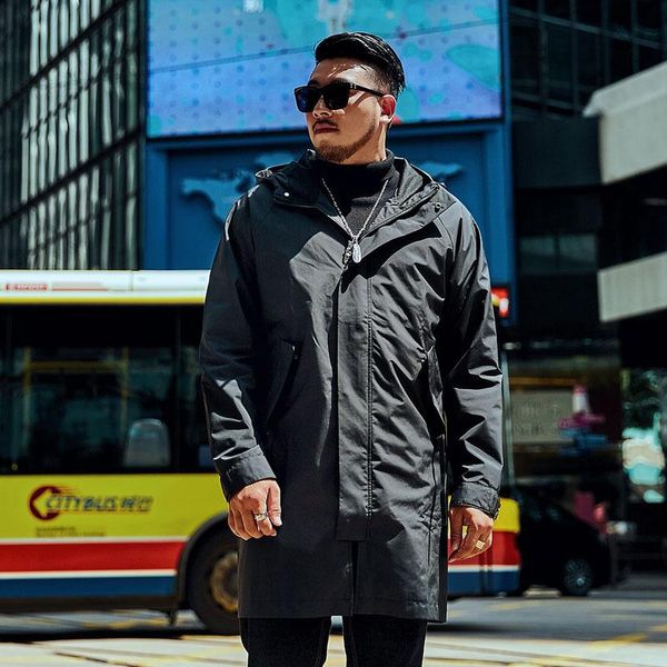 men's trench coats n brand 2021 autumn large size windbreaker long hooded black casual jacket more xl-5xl 6xl 7xl, Tan;black
men's trench coats n brand 2021 autumn large size windbreaker long hooded black casual jacket more xl-5xl 6xl 7xl, Tan;black