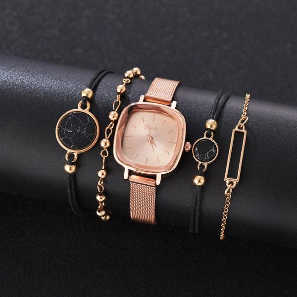 wristwatches bracelet watch for women fashion 5pcs set watches luxury magnet ladies quartz wrist, Slivery;brown
wristwatches bracelet watch for women fashion 5pcs set watches luxury magnet ladies quartz wrist, Slivery;brown