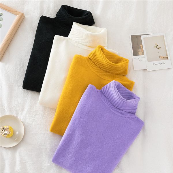 korean women's soft slim-fit turtleneck sweater pullover winter base warm knit solid color s autumn 210420, White;black
korean women's soft slim-fit turtleneck sweater pullover winter base warm knit solid color s autumn 210420, White;black