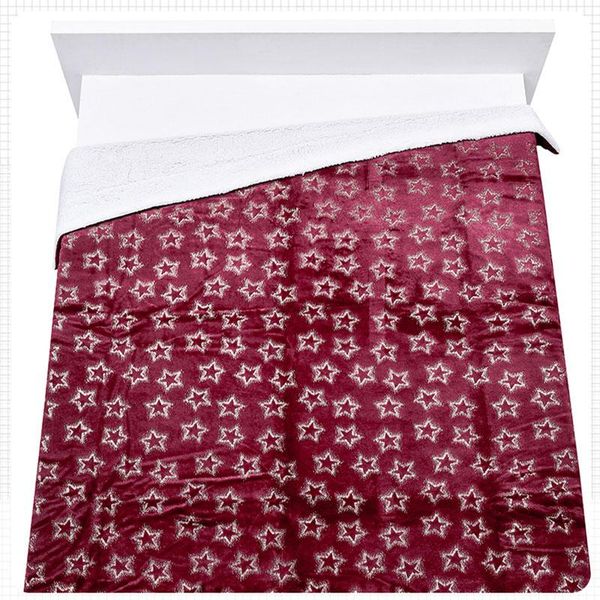 lamb wool pv velvet bronzing double blanket super warm soft stars lunch break travel sofa throw bedspread blankets
lamb wool pv velvet bronzing double blanket super warm soft stars lunch break travel sofa throw bedspread blankets