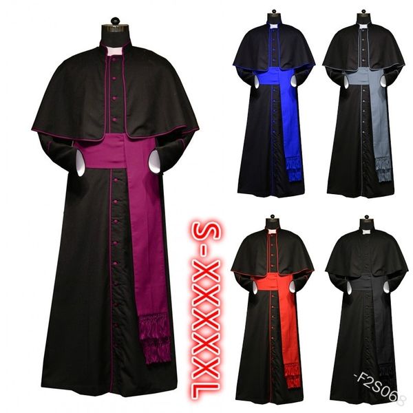 2020 new halloween role play stage costume male missionary priest costume, Black;red
2020 new halloween role play stage costume male missionary priest costume, Black;red
