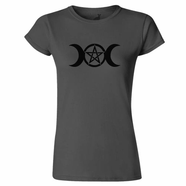 triple moon goddess pentacle symbol womens t shirt pagan wicca wiccan pentagram, White;black
triple moon goddess pentacle symbol womens t shirt pagan wicca wiccan pentagram, White;black