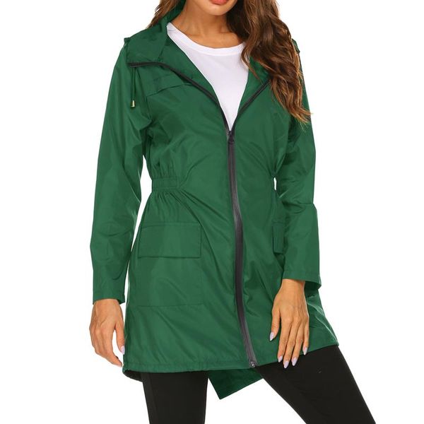 women's jackets 2021 autumn solid color rain jacket coat outdoor hiking female waterproof hooded raincoat windproof clothes, Black;brown
women's jackets 2021 autumn solid color rain jacket coat outdoor hiking female waterproof hooded raincoat windproof clothes, Black;brown