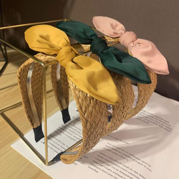vintage bohemian straw weaving yoga headband bow hairband for women girls hair accessories jewelry bands
vintage bohemian straw weaving yoga headband bow hairband for women girls hair accessories jewelry bands