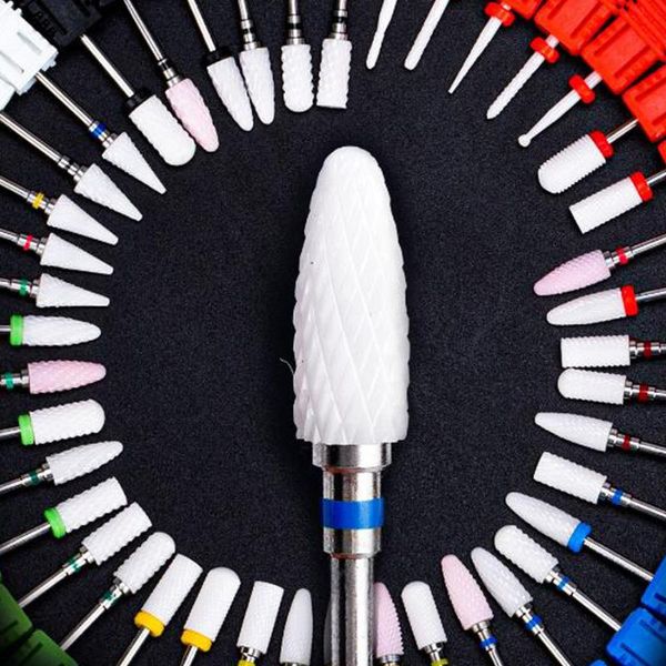 nail art equipment cutters for manicure nails accessories 3/32" ceramic corn tip cone drill bit everything tool cutter bits, Silver 
nail art equipment cutters for manicure nails accessories 3/32" ceramic corn tip cone drill bit everything tool cutter bits, Silver
