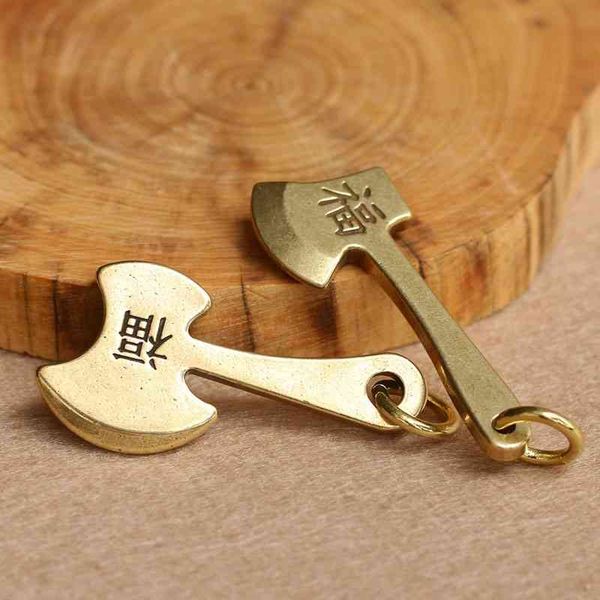key rings creative personality brass pure copper chain axe car pendant men and women chinese style, Slivery;golden
key rings creative personality brass pure copper chain axe car pendant men and women chinese style, Slivery;golden