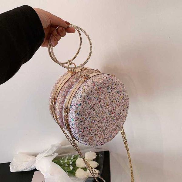 chain women's small banquet fashion color sequin dinner hand one shoulder slung round handbag
chain women's small banquet fashion color sequin dinner hand one shoulder slung round handbag