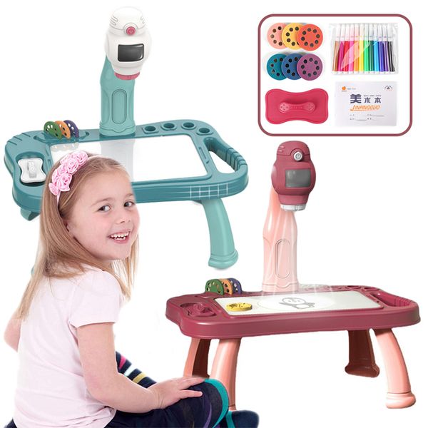 Children LED Projector Art Painting Table Toy Multifunction Children WordPad Arts Crafts Education To Study Painting Tools
Children LED Projector Art Painting Table Toy Multifunction Children WordPad Arts Crafts Education To Study Painting Tools