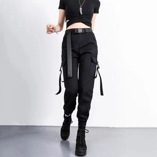 women's pants & capris 2021 women cargo elastic waist loose streetwear female fashion ankle-length jogging trousers ladies casual haraj, Black;white
women's pants & capris 2021 women cargo elastic waist loose streetwear female fashion ankle-length jogging trousers ladies casual haraj, Black;white