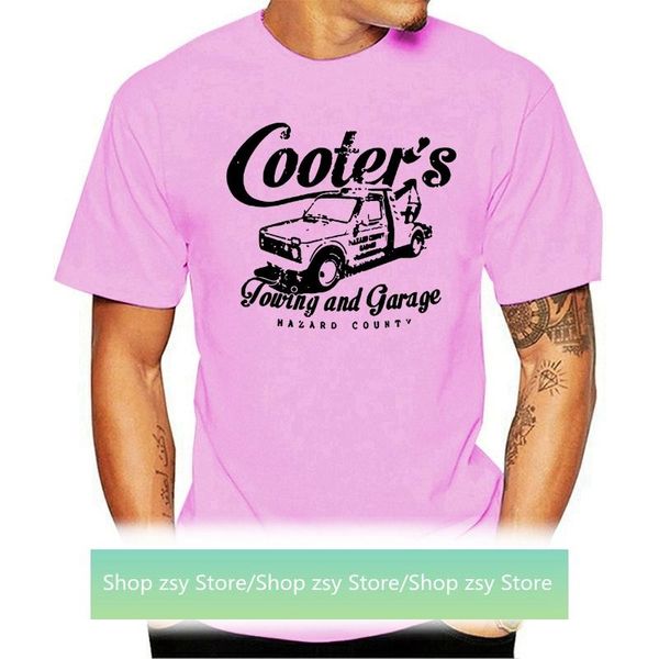 women's t-shirt cooter towing and garage dukes funny hazard county mechanic retro tee, White
women's t-shirt cooter towing and garage dukes funny hazard county mechanic retro tee, White