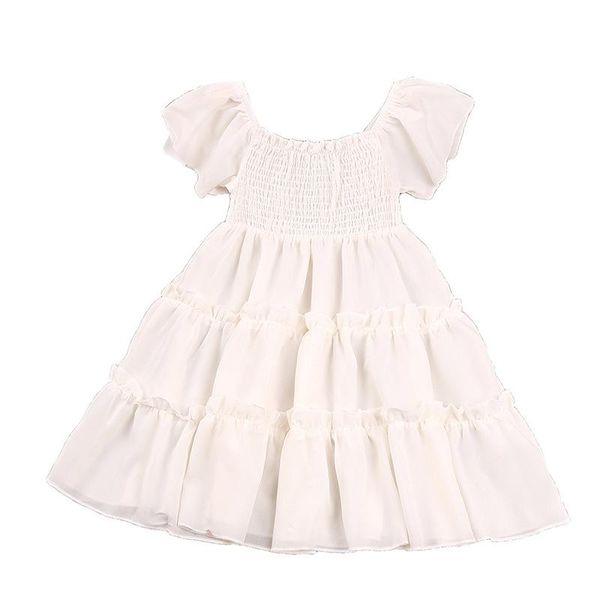 summer children girl dress solid white princess smocked one pieces dresses clothes girl's, Red;yellow
summer children girl dress solid white princess smocked one pieces dresses clothes girl's, Red;yellow