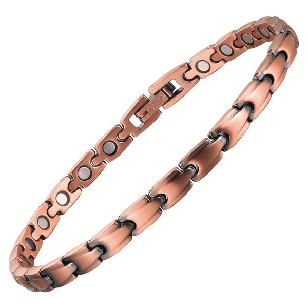 charm bracelets healthy magnetic therapy bracelet for women copper chain link bangles magnet wristband drop, Golden;silver
charm bracelets healthy magnetic therapy bracelet for women copper chain link bangles magnet wristband drop, Golden;silver