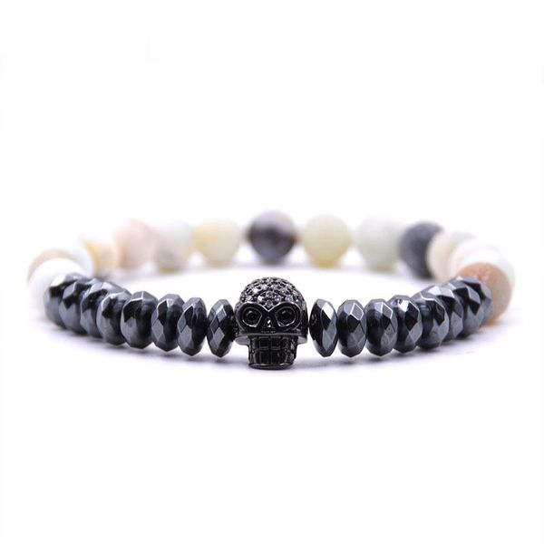 beaded, strands skull men bead bracelet natural amazonite stone gallstone charm bracelets & bangles for women jewelry, Black
beaded, strands skull men bead bracelet natural amazonite stone gallstone charm bracelets & bangles for women jewelry, Black