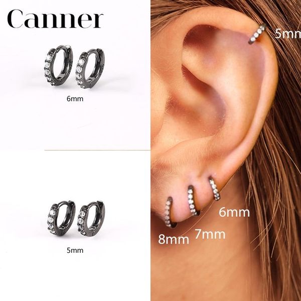 hoop & huggie canner earrings for women 925 sterling silver rock punk earings gun black loops 2021 trend pendientes w5, Golden;silver
hoop & huggie canner earrings for women 925 sterling silver rock punk earings gun black loops 2021 trend pendientes w5, Golden;silver