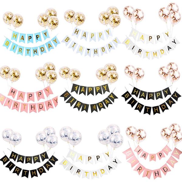 1set happy birthday letter paper bunting banner flags rose gold confetti balloons baby shower party decorations favors decoration
1set happy birthday letter paper bunting banner flags rose gold confetti balloons baby shower party decorations favors decoration