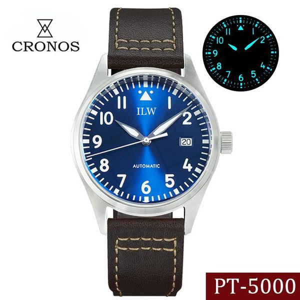 wristwatches cronos ilw flieger mechanical men watch 39mm stainless steel super luminous sapphire crystal skeleton back leather, Slivery;brown
wristwatches cronos ilw flieger mechanical men watch 39mm stainless steel super luminous sapphire crystal skeleton back leather, Slivery;brown