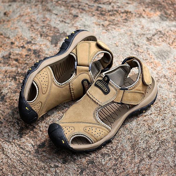 sandals men comfortable leather summer casual shoes men's roman beach de hombre large size 38-47 w4, Black
sandals men comfortable leather summer casual shoes men's roman beach de hombre large size 38-47 w4, Black