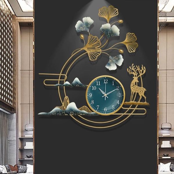 wall clocks luxury nordic fashion living room deer clock modern simple silent large metal reloj de pared decor ah50wc
wall clocks luxury nordic fashion living room deer clock modern simple silent large metal reloj de pared decor ah50wc