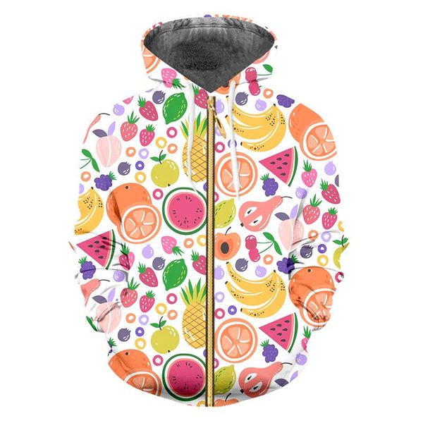 zip up hoodies men colorful fruit printsweatshirt fashion tracksuits harajuku streetwear pullover oversize clothing men's & sweatshirts, Black
zip up hoodies men colorful fruit printsweatshirt fashion tracksuits harajuku streetwear pullover oversize clothing men's & sweatshirts, Black