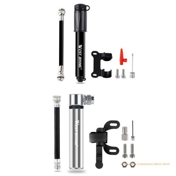 bike pumps 100psi high pressure pump bicycle basketball mini portable inflatable cycling tire inflator with hose dropship 
bike pumps 100psi high pressure pump bicycle basketball mini portable inflatable cycling tire inflator with hose dropship