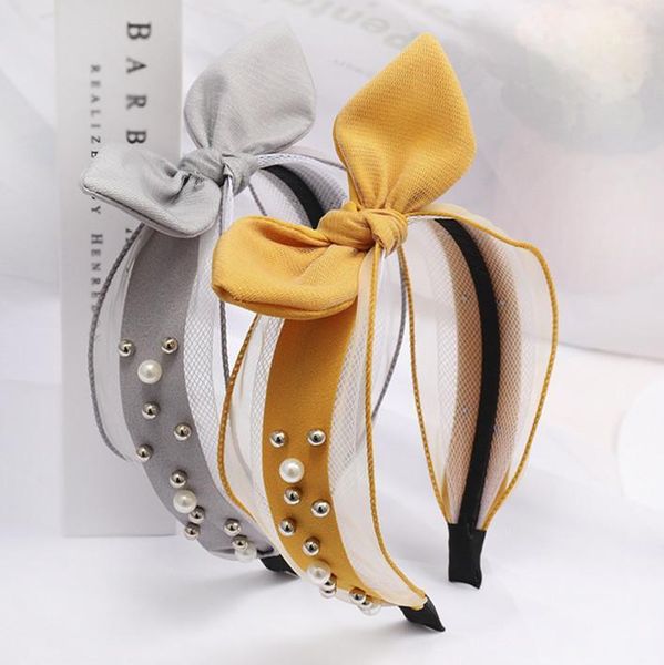 women ear knotted hairband hair accessories hoop clips girl pearl headwear headbands1
women ear knotted hairband hair accessories hoop clips girl pearl headwear headbands1
