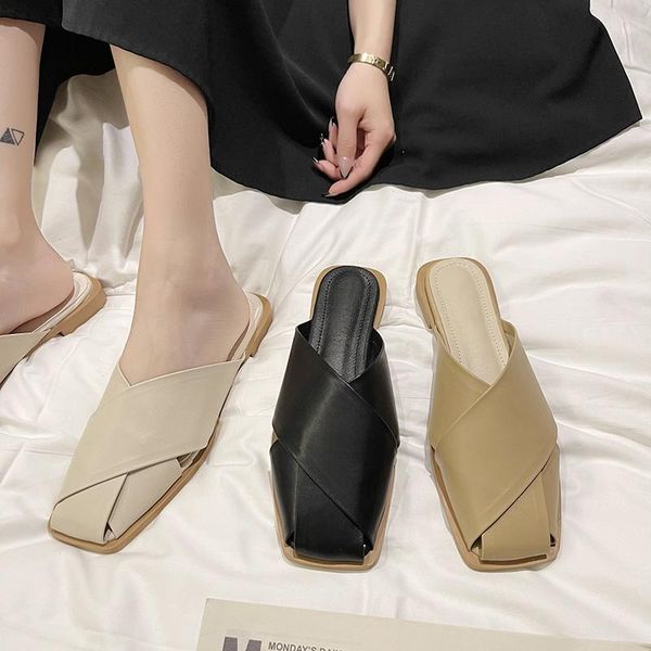 slippers shoes woman 2021 flat luxury slides female mule square toe pantofle pu soft designer mules summer rubber fretwork, Black
slippers shoes woman 2021 flat luxury slides female mule square toe pantofle pu soft designer mules summer rubber fretwork, Black