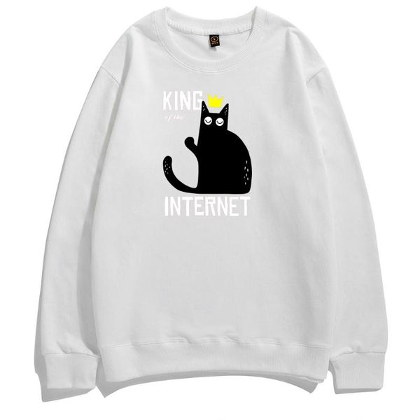 men's hoodies & sweatshirts cartoon black cat sweatshirt king of the internet warm cotton pullover loose crewneck tracksuit casual clot
men's hoodies & sweatshirts cartoon black cat sweatshirt king of the internet warm cotton pullover loose crewneck tracksuit casual clot