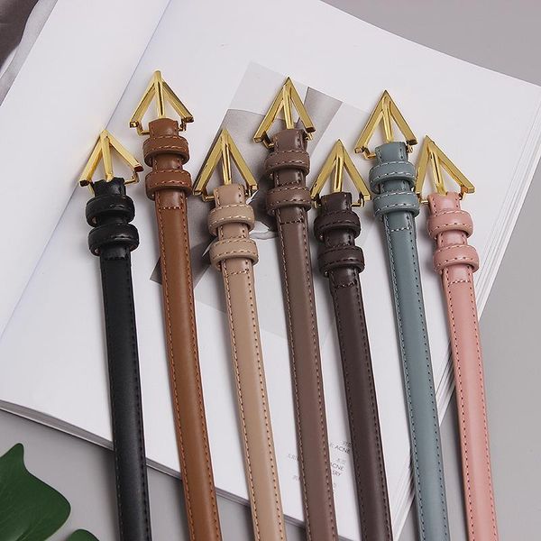 belts fashion women thin belt pin buckle triangle cowskin jean trendy designer dress plain genuine cow leather, Black;brown
belts fashion women thin belt pin buckle triangle cowskin jean trendy designer dress plain genuine cow leather, Black;brown