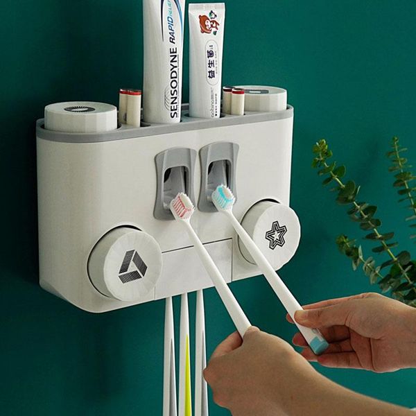 bath accessory set magnetic toothbrush holder bathroom automatic toothpaste dispenser wall paste squeezer accessories
bath accessory set magnetic toothbrush holder bathroom automatic toothpaste dispenser wall paste squeezer accessories