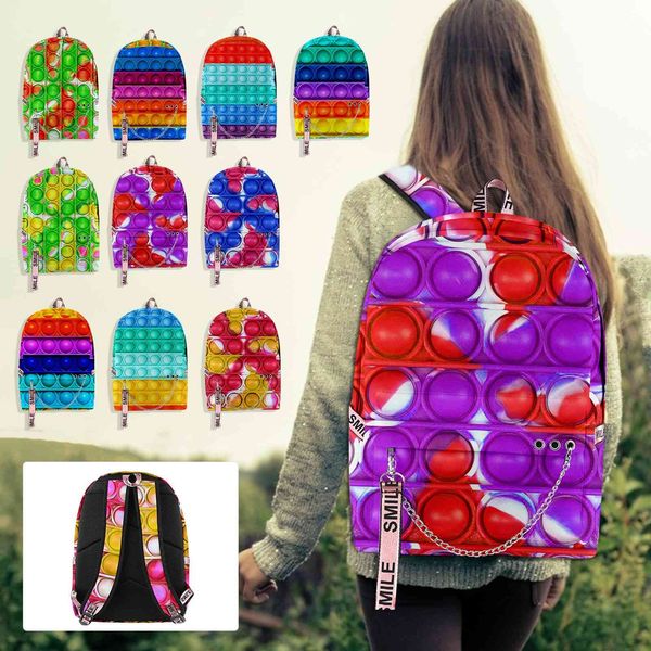 High Quality Pop Backpack Anime 3D Digital Rainbow Backpack Teenager Push Bubble Back To School Bookbag Sensory Fiet toy
High Quality Pop Backpack Anime 3D Digital Rainbow Backpack Teenager Push Bubble Back To School Bookbag Sensory Fiet toy