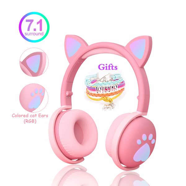 cute kids headphones wireless earphonescontrol led light cat ear girl child gift blue-tooth gaming headset stereo bass with mic
cute kids headphones wireless earphonescontrol led light cat ear girl child gift blue-tooth gaming headset stereo bass with mic