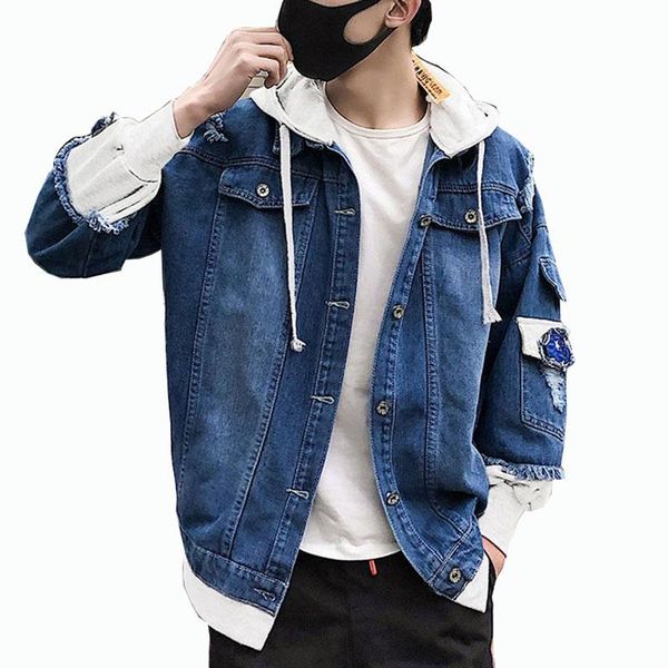 men's jackets 2021 spring autumn hooded denim jacket hip hop jeans coat retro jean street casual bomber outerwear hoodies, Black;brown
men's jackets 2021 spring autumn hooded denim jacket hip hop jeans coat retro jean street casual bomber outerwear hoodies, Black;brown
