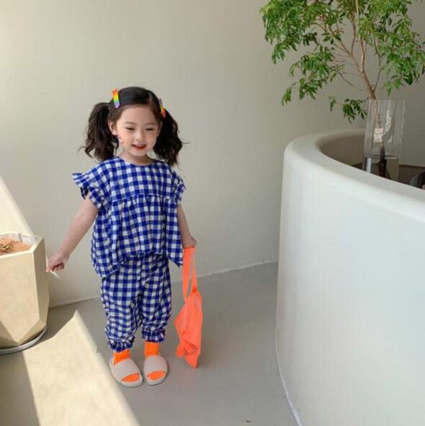 cultiseed girls summer ruffles sleeve t-shirts+plaid pant 2pc sets clothing baby children kids korean loose casual suits, White
cultiseed girls summer ruffles sleeve t-shirts+plaid pant 2pc sets clothing baby children kids korean loose casual suits, White