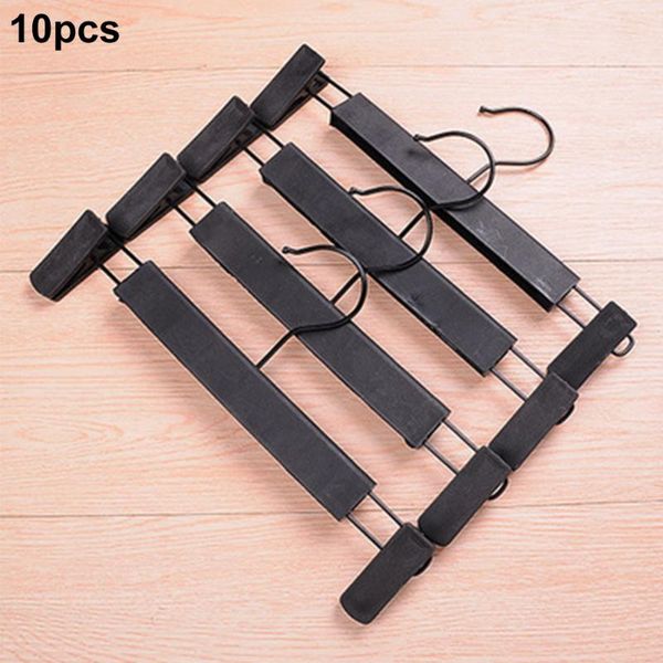 10pcs multi use clothes hanger skirt el strong load capacity anti slip coat holder trousers practical hanging movable clip hangers & racks
10pcs multi use clothes hanger skirt el strong load capacity anti slip coat holder trousers practical hanging movable clip hangers & racks