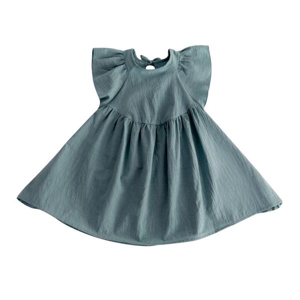 girl's dresses children kids girls solid o neck summer dress lace up breathable cotton toddler infant party baby clothing 2-6t, Red;yellow
girl's dresses children kids girls solid o neck summer dress lace up breathable cotton toddler infant party baby clothing 2-6t, Red;yellow