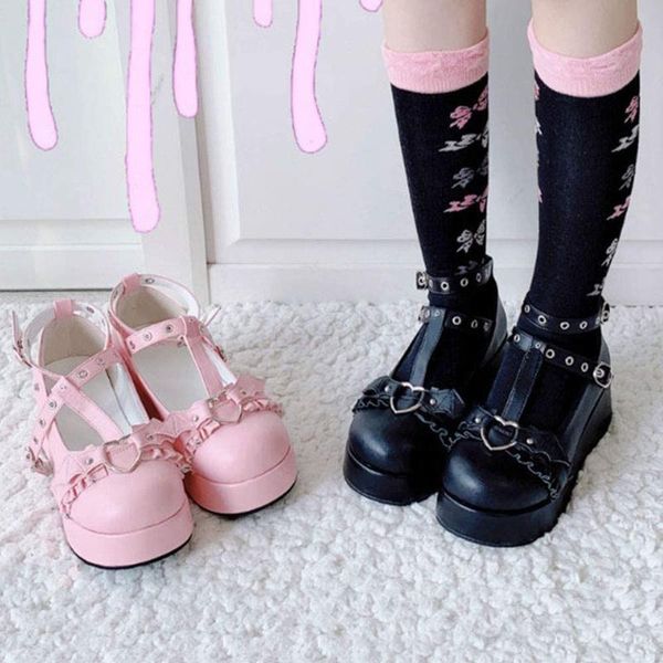 sandals lolita cosplay punk goth sweet mary jane pumps for women bow round toe ankle t-strap platform wedges dress brand shoes, Black
sandals lolita cosplay punk goth sweet mary jane pumps for women bow round toe ankle t-strap platform wedges dress brand shoes, Black