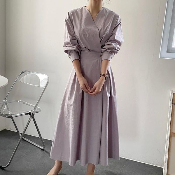 french elegant dress women vintage retro casual temperament female slim v-neck korean solid party evening 2021 dresses, Black;gray
french elegant dress women vintage retro casual temperament female slim v-neck korean solid party evening 2021 dresses, Black;gray